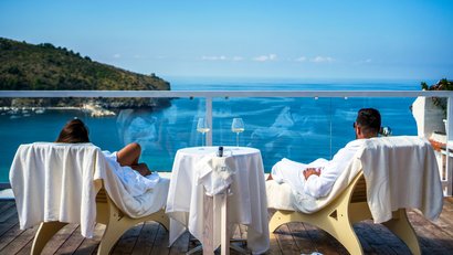 Un hotel affacciato sul Golfo di Palinuro